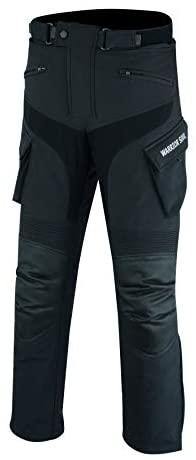 Biker Gear Pro Protect Softshell Motorcycle Trousers Hitech Fabric Winter Pants for men