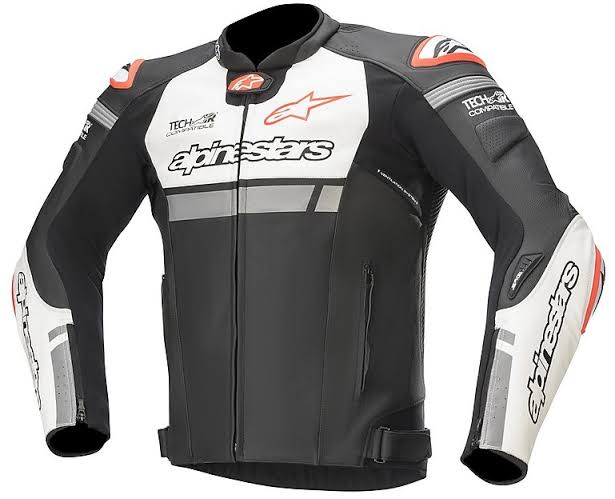 AlpineStars IGNITION Tech Compatible  Men's Cowhide Leather Motorcycle/Motorbike Leather Jacket All Year