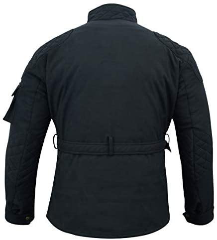 Biker Gear Pro Protect Softshell Motorcycle Jacket Black Wind-Resistant