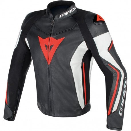 Dainese ASSEN Men's Cowhide Leather Motorcycle/Motorbike Leather Jacket All Year