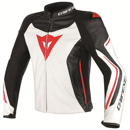 Dainese ASSEN Men's Cowhide Leather Motorcycle/Motorbike Leather Jacket All Year