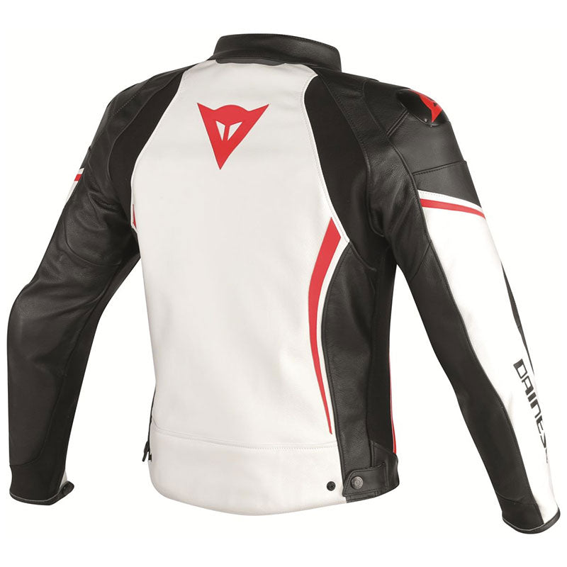 Dainese ASSEN Men's Cowhide Leather Motorcycle/Motorbike Leather Jacket All Year